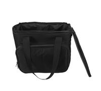 Bolsa Portátil para Cafetera Individual Mini, negro Oxford | Estuche de Viaje con Asas y Bolsillos, Divisor Interno y Acolchado, para Oficina, Picnic y Negocios