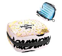 Bolsa portátil para el día de San Valentín, bolsa de almacenamiento de tampones para servilletas sanitarias, Varios colores, 4.7x6.6x6.6 in/12x17x17 cm