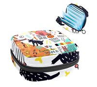 Bolsa portátil para guitarra de rock, bolsa de almacenamiento de tampones para servilletas sanitarias, Varios colores, 4.7x6.6x6.6 in/12x17x17 cm