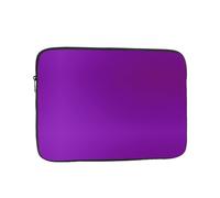 Bolsa portátil para laptop de 17 pulgadas, color sólido, impresión morada oscura, a prueba de golpes, bolsillo interior para laptop, para negocios, viajes, escuela, oficina