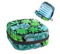 Bolsa portátil para plantas suculentas, bolsa de almacenamiento de tampones para servilletas sanitarias, Varios colores, 4.7x6.6x6.6 in/12x17x17 cm
