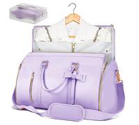 Bolsa portatraje de Viaje para Mujer, Púrpura, Carry-on 20-Inch, Mujer