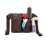Bolsa profesional for tijeras de peluquero, riñonera, herramienta peluquería para Salones y Peluqueros(Coffee)
