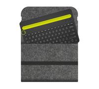 Bolsa protectora de almacenamiento para teclado Logitech K480, funda de viaje de fieltro con diseño de cubierta completa, organizador antigolpes a prueba de polvo para accesorios de teclado