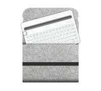 Bolsa protectora de almacenamiento para teclado Logitech K480, funda de viaje de fieltro con diseño de cubierta completa, organizador antigolpes a prueba de polvo para accesorios de teclado