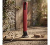 Bolsa protectora de cola ecuestre para montar a caballo: cubierta de pelo resistente a insectos para jinetes con fuerte cierre - tela Oxford 57 x 8 cm colores surtidos (rojo)