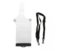 Bolsa protectora de PVC impermeable para walkie talkie radio Interphone Case Cubierta a prueba de polvo Uso al aire libre (1PC blanco)