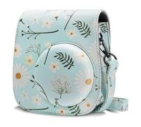 Bolsa protectora para cámara Fujifilm Instax Mini11, diseño con tapa abatible, correa de hombro ajustable y bolsillo trasero, diseño tipo concha
