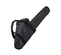 Bolsa protectora para motosierra diseñada para almacenamiento a largo plazo y uso al aire libre con correas de cincha de doble costura y cremalleras (16-18 pulgadas, negro)