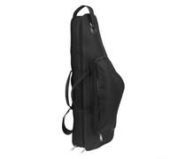 Bolsa protectora para saxofón alto con doble cremallera, tela interna ligera y suave diseñada para evitar arañazos, mango ergonómico para mayor comodidad