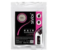 Bolsa Recarga Fibras Capilares Gris 100g - Microfibras Capilares de Algodón en Polvo 100% Natural para Disimular Calvicie y Alopecia al Instante - Fibra Capilar Hombre y Mujer