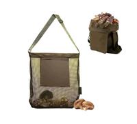 Bolsa Recolectora de Setas de Malla con Correa Ajustable - Cosechadora de Hongos Silvestres - Práctica Bolsa de Almacenamiento para Senderismo Camping y Actividades Exteriores