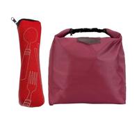 Bolsa Refrigeradora Para Almuerzo De 1 Pieza, Bolsa Para Cubiertos De 1 Pieza, Bolsa Para Picnic Impermeable, Bolsa Para Almuerzo Portátil, Mini Caja Refrigeradora Con Cremallera