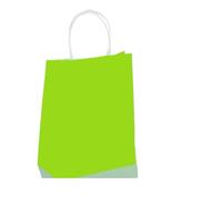 Bolsa Regalo 10/30/50pcs Holiday Party Bag With Handle Jewelry Shopping Bag Christmas Marriage Colored Paper Bag(Green,50PCS)