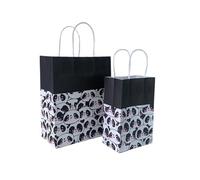 Bolsa Regalo 10pcs Foral Fruit Paper Bag With Handle Multifunction Christams Birthday Party Favor Decoration Packing Bags(Color8,27x21x11cm)