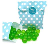 Bolsa regalo 12 Perlas de baño con aroma a Manzana - Con aceite de soja - Hidratante y aromática - Hidrata, suaviza y perfuma la piel - Forma bola