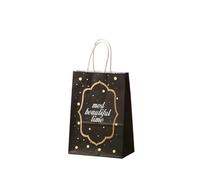 Bolsa Regalo 5pcs Multi Color Bag DIY Color Kraft Paper Bag With Handles Festival Bag Shopping Paper Bags Clothes Packing Bag(Color17)