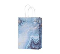 Bolsa Regalo 5pcs Multi Color Bag DIY Color Kraft Paper Bag With Handles Festival Bag Shopping Paper Bags Clothes Packing Bag(Color8)
