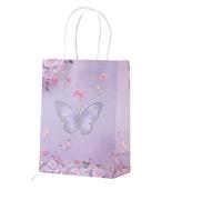 Bolsa Regalo 6/12/24PCS Butterfly Party Bags Paper Bag With Handle Wedding Birthday Party Thank You Paper Bag Supplies(Color2,6pcs)