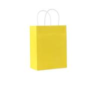 Bolsa Regalo Candy Colorful Bag Blue Pink White Red Yellow With Handle Paper Bag Birthday Wedding Party Decoration(Color5,10pcs)