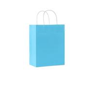 Bolsa Regalo Candy Colorful Bag Blue Pink White Red Yellow With Handle Paper Bag Birthday Wedding Party Decoration(Color8,10pcs)