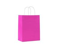 Bolsa Regalo Candy Colorful Bag Blue Pink White Red Yellow With Handle Paper Bag Birthday Wedding Party Decoration(Color7,20pcs)
