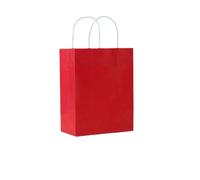 Bolsa Regalo Candy Colorful Bag Blue Pink White Red Yellow With Handle Paper Bag Birthday Wedding Party Decoration(Color3,10pcs)