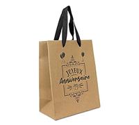 Bolsa regalo feliz cumpleaños kraft pm