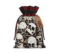 Bolsa resistente con cordón de calavera mexicana de 4.7 x 6.9 pulgadas, bolsa de regalo moderna y práctica para necesidades diarias, 1 unidad