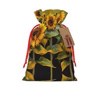 Bolsa resistente con cordón de girasoles de 4.7 x 6.9 pulgadas, bolsa de regalo moderna y práctica para necesidades diarias, 1 unidad