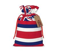 Bolsa resistente con cordón de la bandera de Hawái de 4.7 x 6.9 pulgadas, bolsa de regalo moderna y práctica para necesidades diarias, 1 unidad