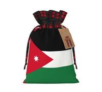 Bolsa resistente con cordón de la bandera de Jordania, 4.7 x 6.9 pulgadas, bolsa de regalo moderna y práctica para necesidades diarias, 1 unidad