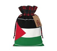 Bolsa resistente con cordón de la bandera de Palestina de 4.7 x 6.9 pulgadas, bolsa de regalo moderna y práctica para necesidades diarias, 1 unidad