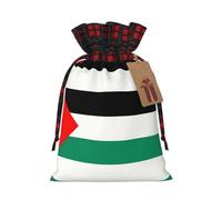 Bolsa resistente con cordón de la bandera de Palestina de 4.7 x 6.9 pulgadas, bolsa de regalo moderna y práctica para necesidades diarias, 1 unidad