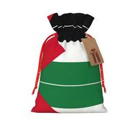 Bolsa resistente con cordón de la bandera de Palestina de 8.3 x 11.8 pulgadas, bolsa de regalo moderna y práctica para necesidades diarias, 1 unidad