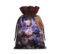 Bolsa resistente con cordón de lavanda de 4.7 x 6.9 pulgadas, bolsa de regalo moderna y práctica para necesidades diarias, 1 unidad