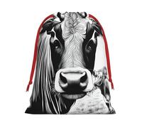 Bolsa reutilizable con cordón para regalo, colección de vacas, regalos de fiesta, cumpleaños, bodas, bolsa diaria