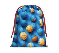 Bolsa reutilizable con cordón para regalo con estampado de voleibol, regalo de cumpleaños, boda, organización diaria de eventos