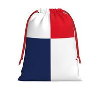 Bolsa reutilizable con cordón para regalo, diseño de bandera de Panamá, para fiestas, cumpleaños, bodas, uso diario