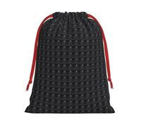 Bolsa reutilizable con cordón para regalo, diseño de robot, color negro, regalos de cumpleaños, boda, organización diaria de eventos