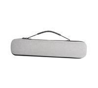 Bolsa Rígida de Pesca de EVA Multiusos, Color Gris, Estuche de Transporte con Cremallera para Cañas de Pescar.