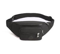 Bolsa,riñonera, Riñonera de Nailon de Gran Capacidad, Resistente al Desgaste, for Exteriores, for teléfono móvil(Black)