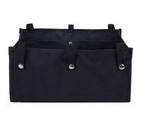 Bolsa rodante para debajo del asiento, cesta de repuesto para andador con ruedas | Accesorio organizador de bolsa de almacenamiento, parte inferior de asiento con ruedas de cuatro ruedas para libros
