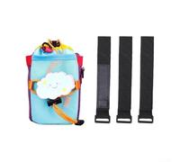 Bolsa Running Senderismo Bolsillos Laterales Bolsa Running Senderismo | Nylon desgaste, ligero aventura, terreno, montaje flexible manillar tija(Cloud)