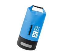 Bolsa seca de 20 litros con correa ajustable para el hombro, bolsa impermeable para natación, rafting, buceo, Blue, Talla única