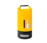 Bolsa seca de 20 litros con correa ajustable para el hombro, bolsa impermeable para natación, rafting, buceo, Amarillo, Talla única