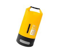 Bolsa seca de 20 litros, impermeable, con correa ajustable para el hombro, impermeable, mochila de playa para natación, camping, Amarillo, Belleza masiva