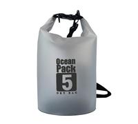 Bolsa seca de PVC transparente, compacta, plegable, bolsas de almacenamiento para kayak, pesca, rafting, aventuras al aire libre, bolsa seca resistente al agua para kayak, barco, 5 litros, Mass Beauty