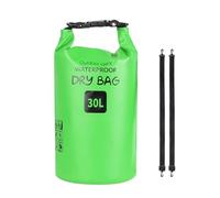 Bolsa seca impermeable para natación, bolsas flotantes para canotaje, pesca, rafting, natación, fácil de llevar, al aire libre, playa, bolsas de almacenamiento con hebilla, Verde hierba, 30L