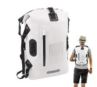 Bolsa seca impermeable, saco seco ligero para exteriores de 30 litros, mochila de separación de ropa seca y húmeda de PVC para entrenamiento, mochila seca liviana, montañismo de gran capacidad para bo